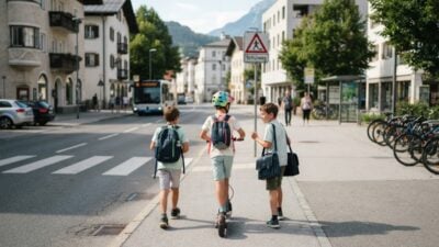 Tirol ruft zum Schulstart zu Rücksicht im Verkehr auf