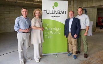 Tulln: Gleichenfeier für 50 geförderte Mietwohnungen