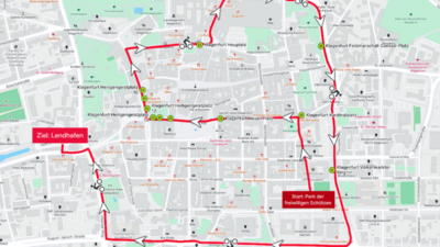 Klagenfurt: Fahrraddemo und Prozession betreffen KMG-Linien
