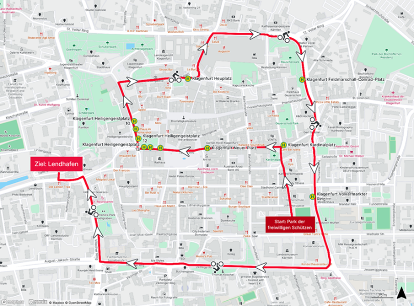 Klagenfurt: Fahrraddemo und Prozession betreffen KMG-Linien