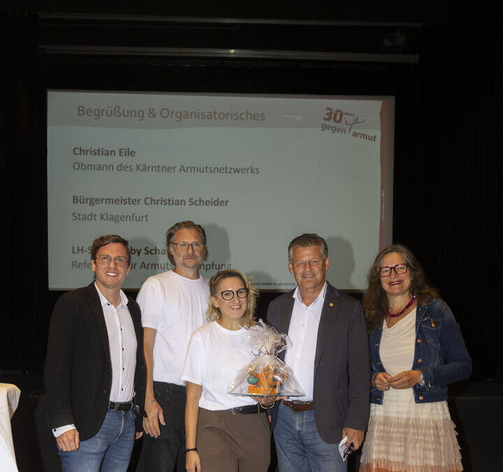 Kärntner Armutsnetzwerk erhält Sozialpreis der Stadt Klagenfurt