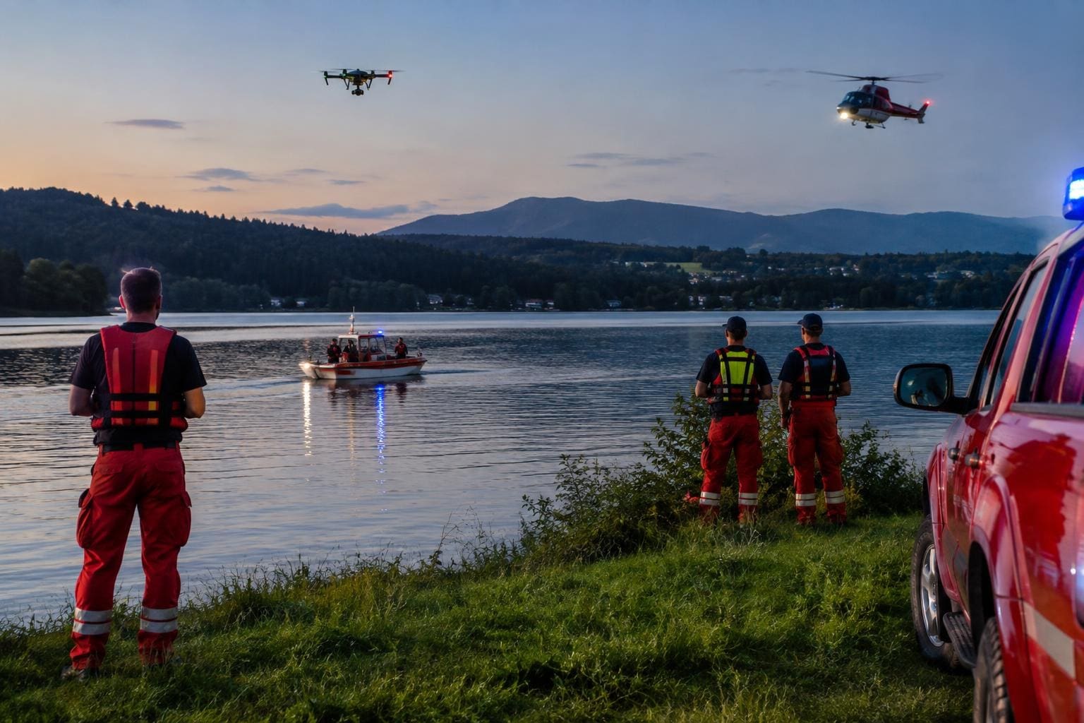 43-Jähriger im Völkermarkter Stausee vermisst – Großeinsatz
