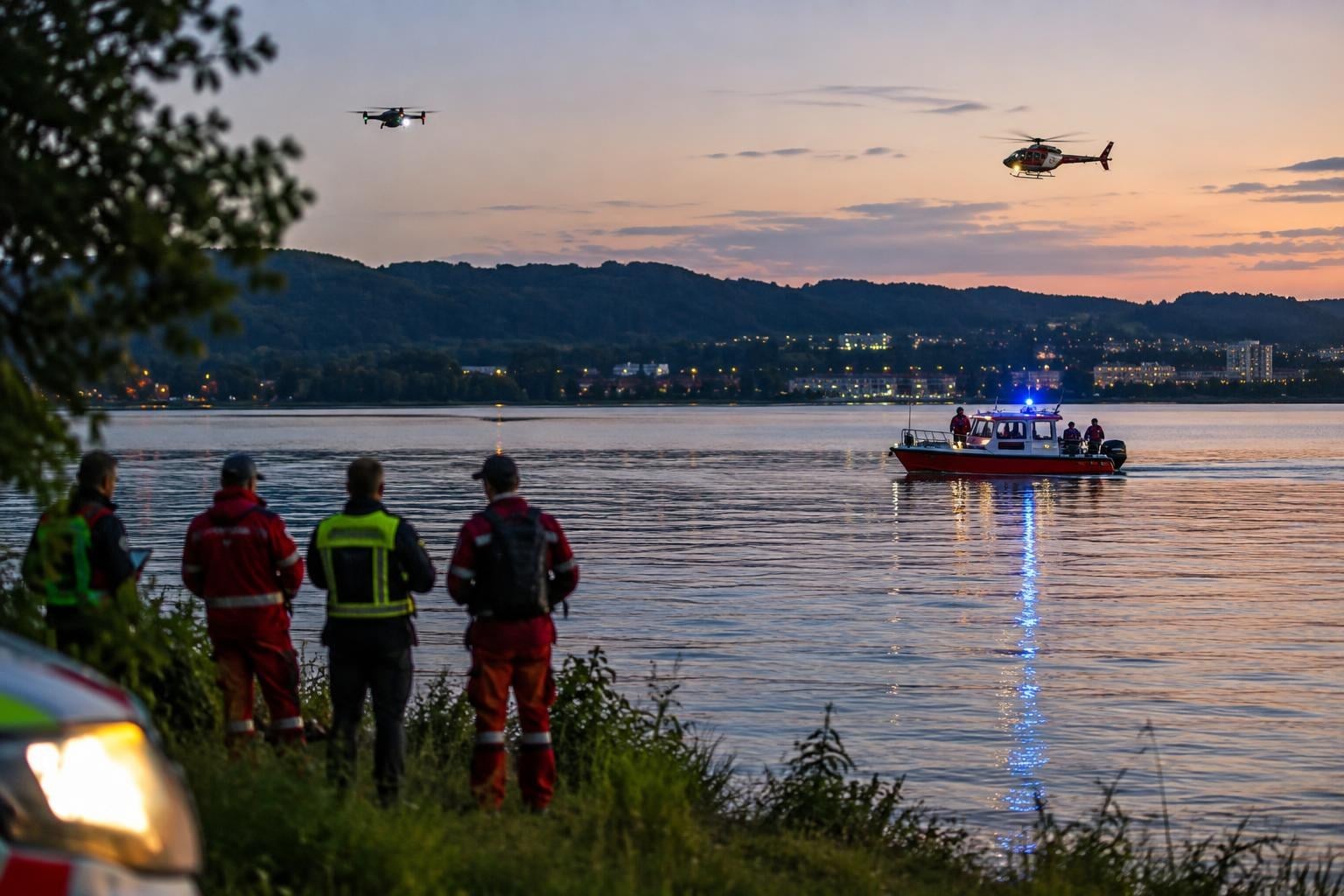 43-Jähriger im Völkermarkter Stausee vermisst – Großeinsatz