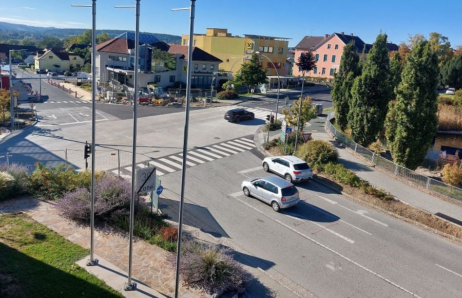 B 54 und Wiesengasse am Hartberger Rochusplatz wieder frei
