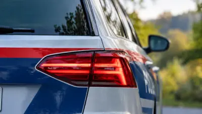 Motorradsturz auf der B72 in der Rautnerkurve verletzt eine Person