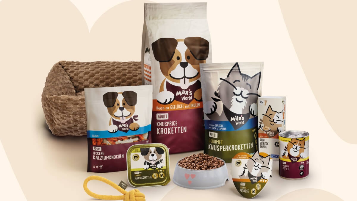 Lidl bündelt Tierbedarf unter „Max & Mila's World“