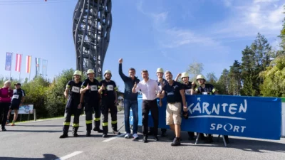 Pyramidenkogel-Turmlauf in Keutschach zum neunten Mal gestartet
