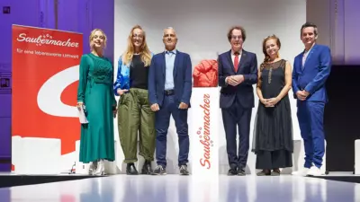 Recyclingfasern auf dem Laufsteg der Vienna Fashion Week