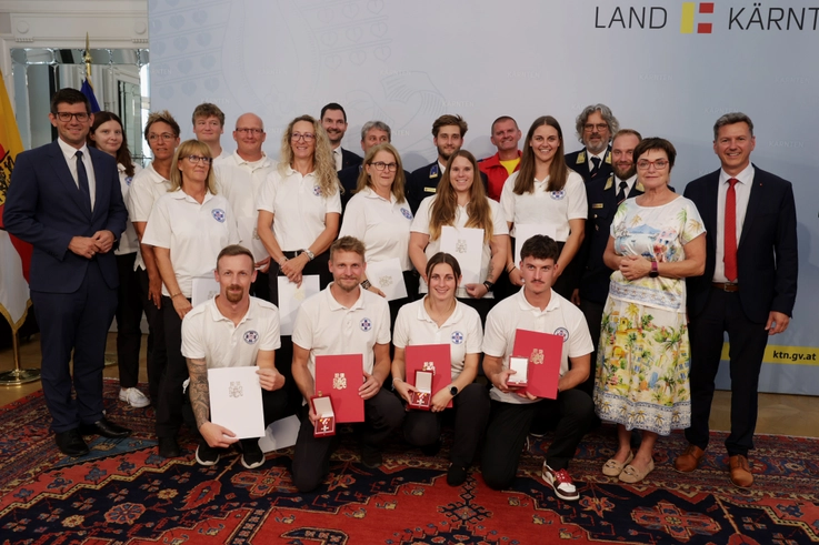 Kärnten ehrt Lebensretter und Ehrenamtliche