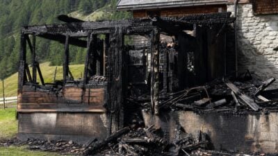 Anbau einer Almhütte in Hoch-Imst brennt vollständig aus
