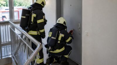 Arbeiter stürzt auf Gerüst in Koglerau