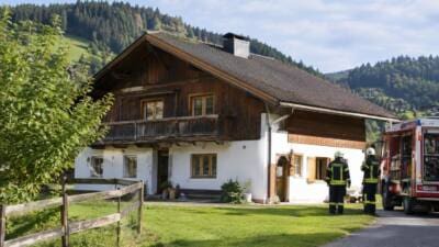 Brand bei Bauernhaus in Wagrain: Feuerwehr meldet Brand aus