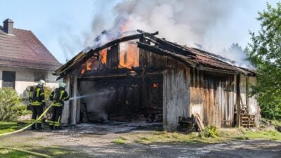 Brand beschädigt Bauhof und Nebengebäude in Rußbach