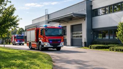 Brandmeldealarm bei Firma Wimmer in Steyregg: Entwarnung