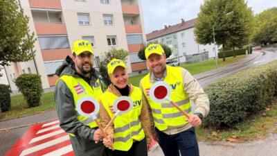 Klagenfurt: Wassermann und Team als Schülerlotsen geschult
