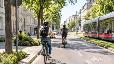 Fahrradstraße Meiselstraße gewinnt Preis in Wien