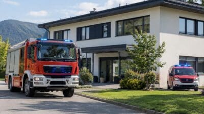 Feuerwehr Reifnitz schaltet Heimrauchmelder nach Türöffnung ab