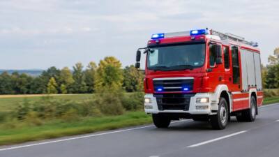 Feuerwehr Rohrbach bricht Anfahrt zum Waldbrand in Festenburg ab