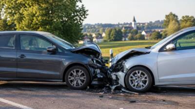 Frontalzusammenstoß in St. Martin verletzt Lenkerin und Lenker