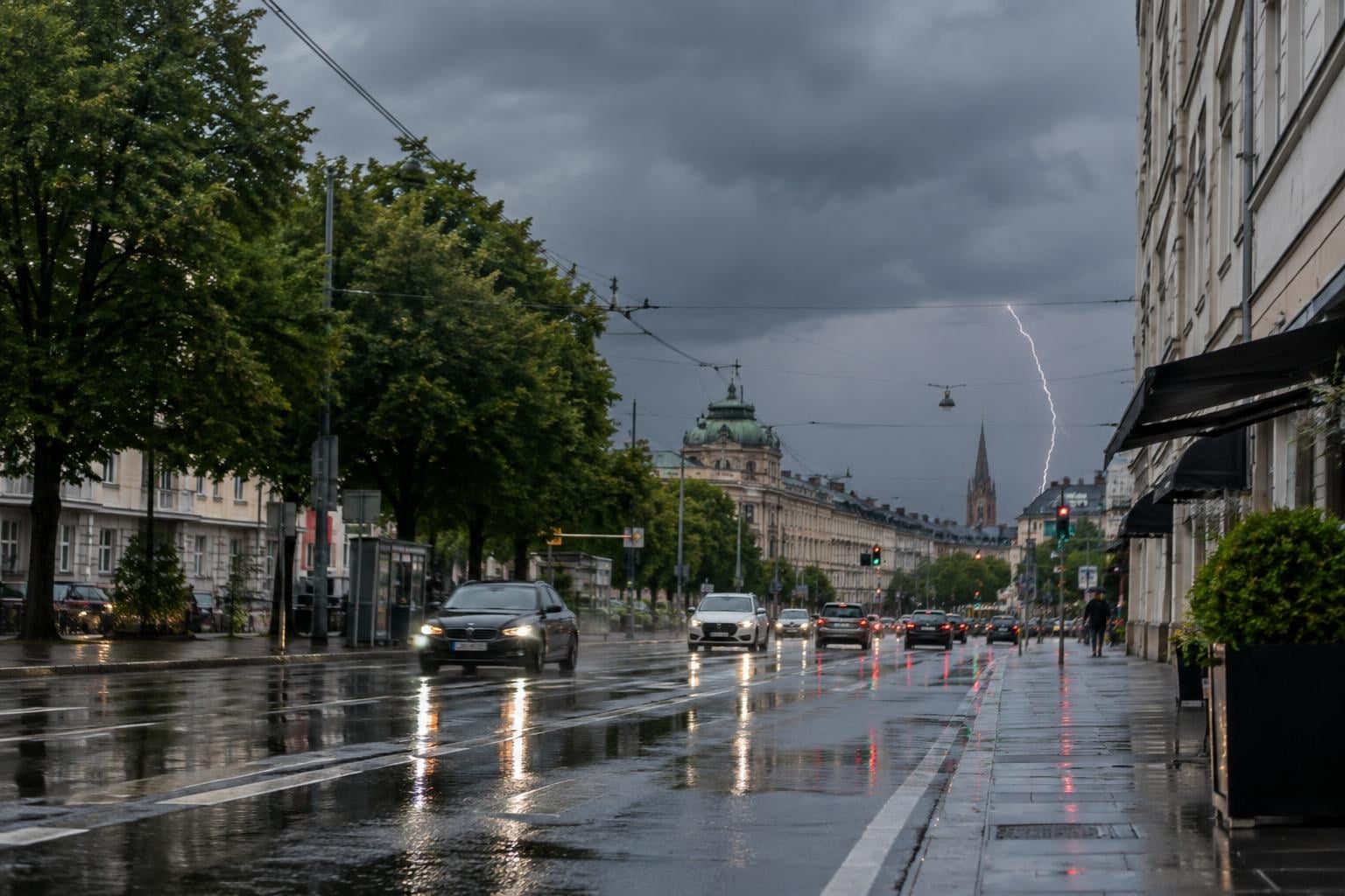 Kaltfront erreicht Österreich, Gewitter ziehen im Osten auf