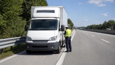 Klein-LKW auf A8 nach Ruhezeit-Verstößen gestoppt