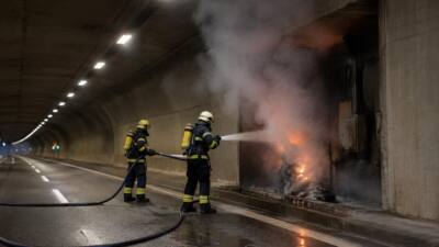 Korneuburg: Brand in Tunnelnische rasch gelöscht