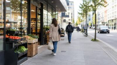 Lebensmittelgeschäfte nehmen in dicht besiedelten Gebieten zu