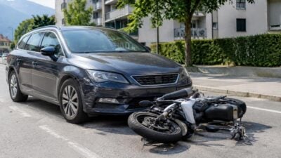 Leichtmotorradfahrer bei Kreuzungsunfall in Rum schwer verletzt