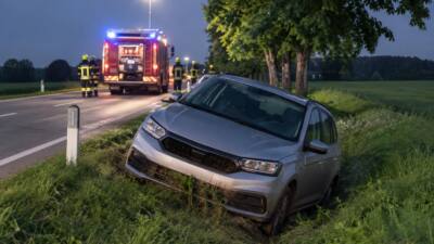 Lenker schwer verletzt: Pkw dürfte in Langenrohr von der Fahrbahn abgekommen sein