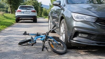 Mädchen auf Kinderfahrrad kollidiert in Telfs mit Pkw