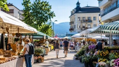 Markttag am 22. September im Zentrum von Velden