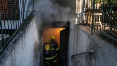 Mieterin nach Kellerbrand in Girm im Krankenhaus