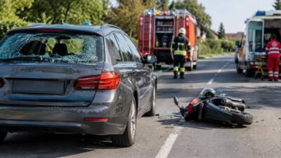 Mopedlenker bei Pkw-Kollision in Zeiselmauer verletzt