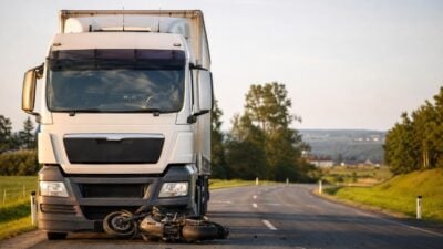 Motorradfahrer bei Lkw-Unfall in Kirchbach schwer verletzt