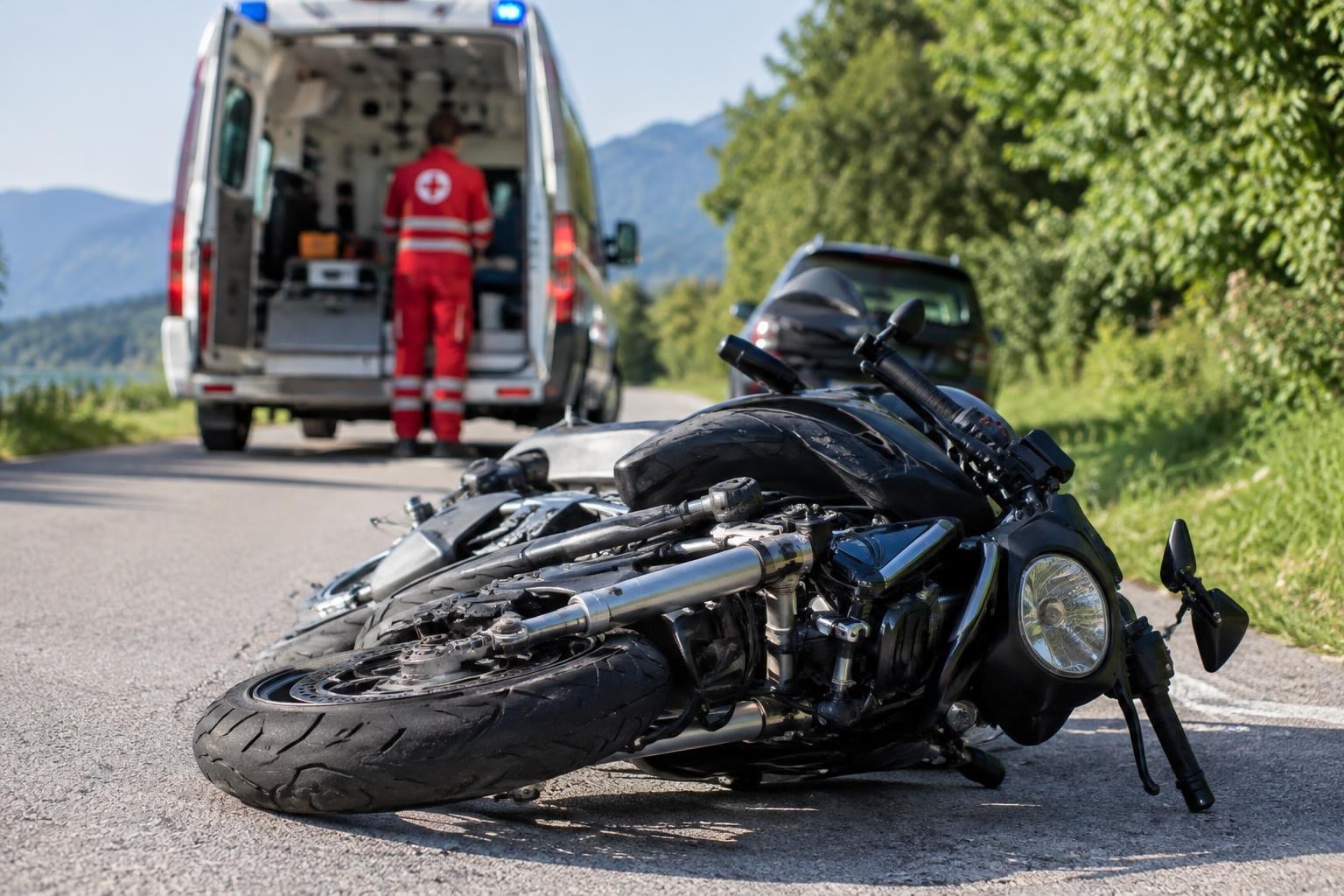 Motorradfahrer nach Unfall in Krumpendorf reanimiert