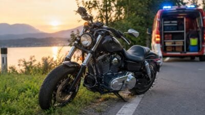 Motorradunfall auf B83: Ehepaar in Techelsberg verletzt