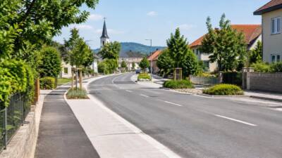 Ortsdurchfahrt in Kasten bei Böheimkirchen neu gestaltet