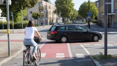 Radfahrerin bei Pkw-Kollision in Klagenfurt verletzt