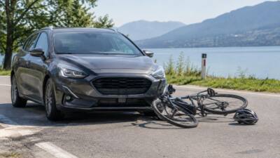 Radfahrerin bei Pkw-Kollision in Mondsee verletzt