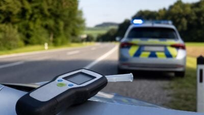 Rennradfahrer in Nußdorf am Attersee leicht verletzt