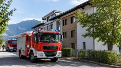 Sprinklerdefekt löst Täuschungsalarm bei iDM Matrei aus