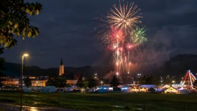 St. Veiter Wiesenmarkt 2026: Feuerwerk am Mittwochabend