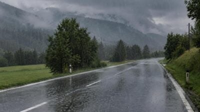 Starkregen in Klagenfurt: Intensive Regenfälle möglich