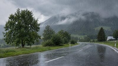 Starkregen in Wolfsberg: Intensive Regenfälle möglich
