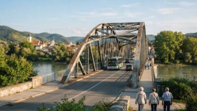 Start der Stahlbau-Ausschreibung für Donaubrücke Stein-Mautern