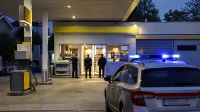 Tankstelle in Wels-Neustadt bewaffnet überfallen