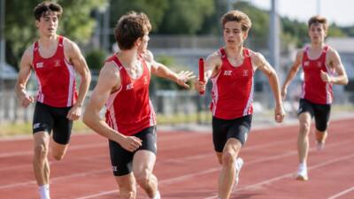 U20-Nationalstaffel stellt Rekord über 4 × 400 Meter auf