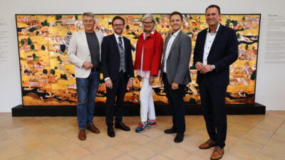 Augmented Reality erschließt Osaka-Paravent in Graz