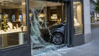 Unbekannte brechen in Linzer Juweliergeschäft ein