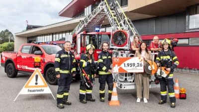Überdruckbelüfter für Feuerwehr St. Veit aus Pfandbons